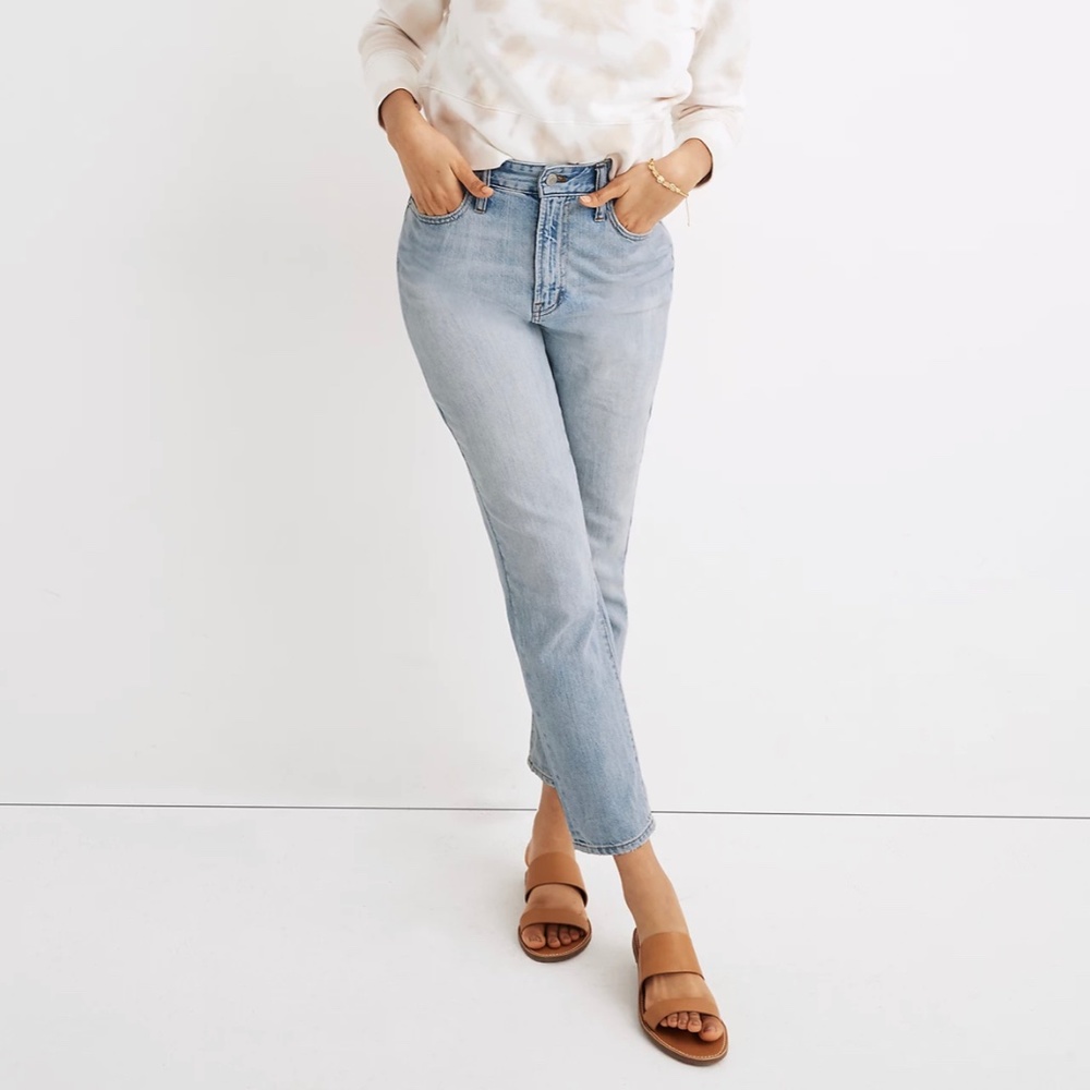 NWT Madewell Curvy Perfect Vintage Jean in Fitzgerald Wash